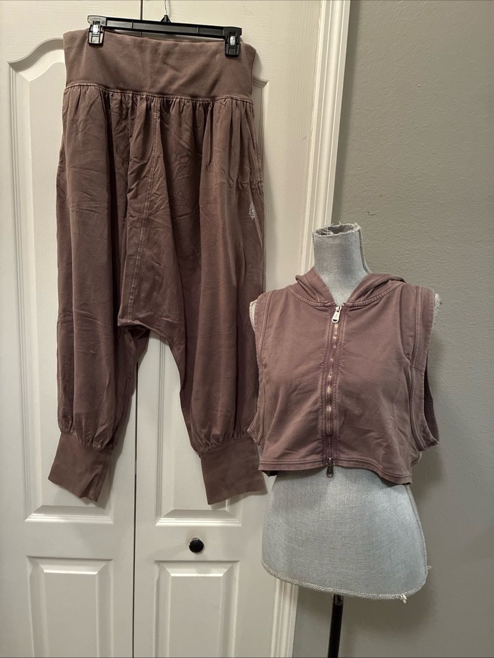 Free people swell season set charcoal brown size large
